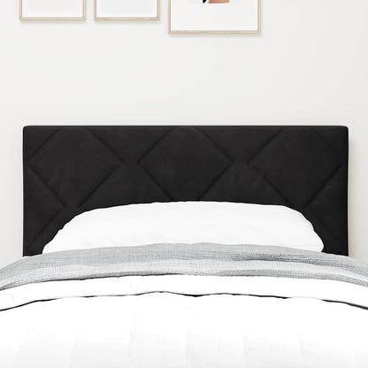 Testiera LED Nero 80 cm Velluto