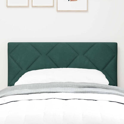 Testiera LED Verde Scuro 80 cm Velluto