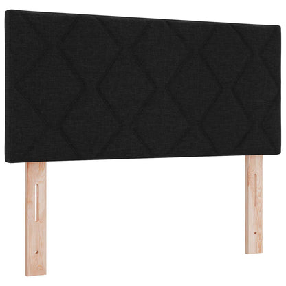Testiera LED Nero 90 cm Tessuto