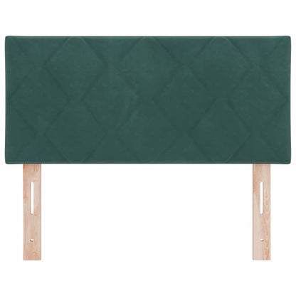 Testiera LED Verde Scuro 90 cm Velluto