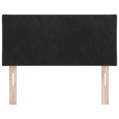 Testiera LED Nero 100 cm Velluto