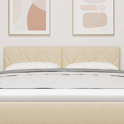 Testiera LED Crema 160 cm Tessuto