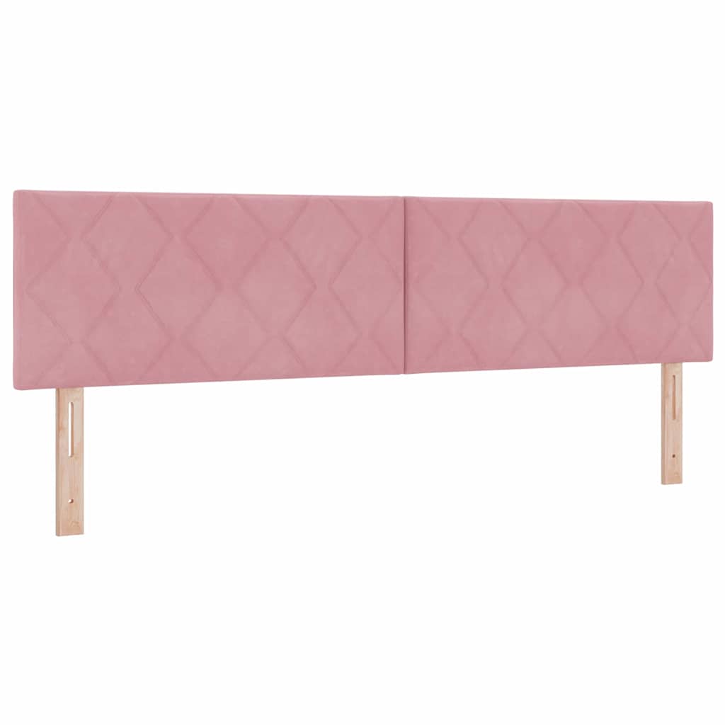 Testiera LED Rosa 180 cm Velluto