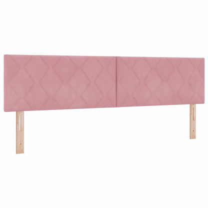 Testiera LED Rosa 180 cm Velluto