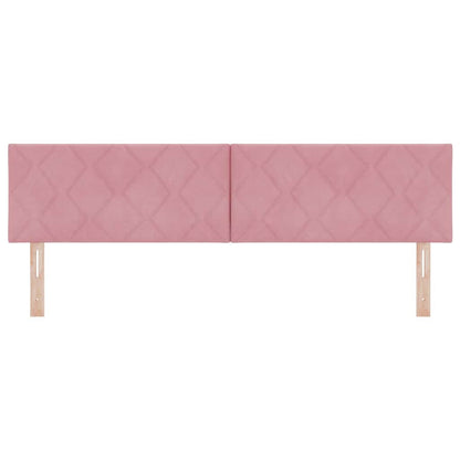 Testiera LED Rosa 180 cm Velluto