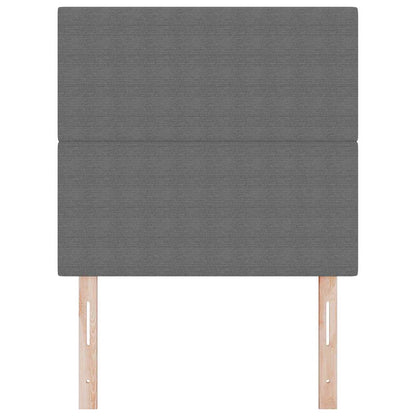 Testiera LED con testiera Grigio chiaro 90 cm Tessuto in Cords