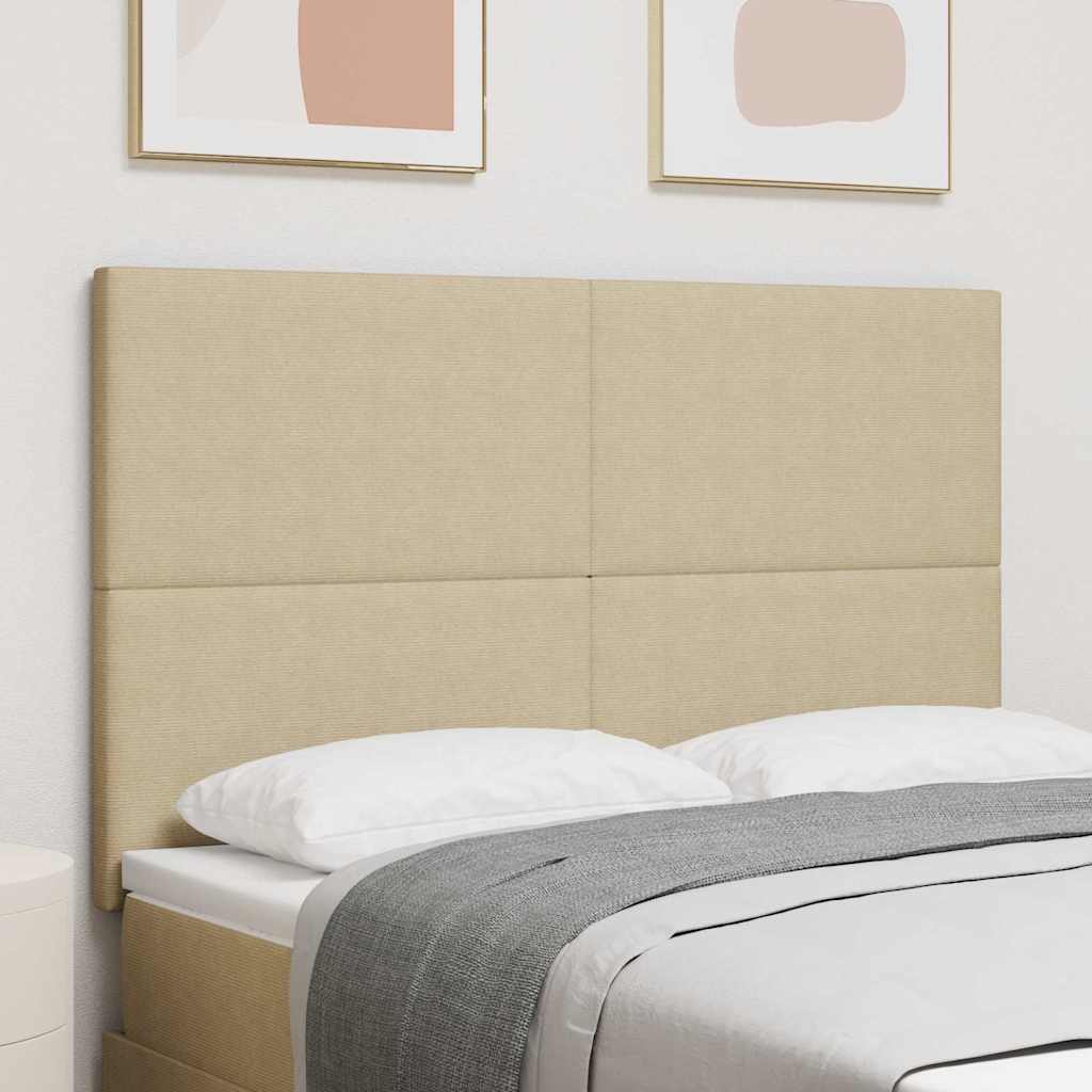 Testiera LED con testiera Grigio Verde 160 cm Poliestere