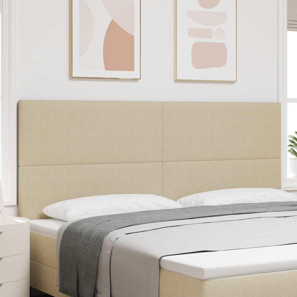 Testiera LED con testiera Grigio Verde 200 cm Poliestere