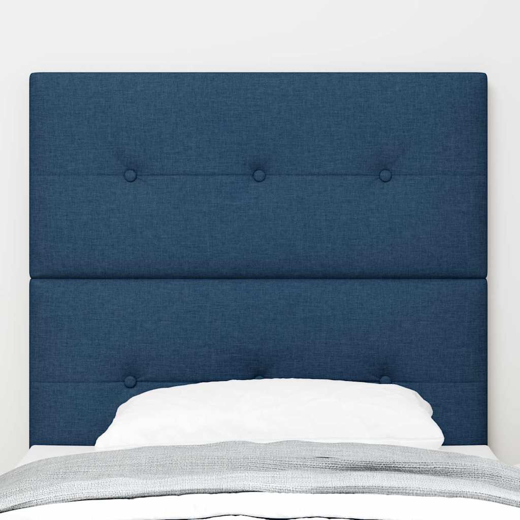Testiera LED con strisce LED con testiera Blu 100 cm Tessuto