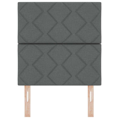Testiera con testiera Grigio 80 cm Tessuto