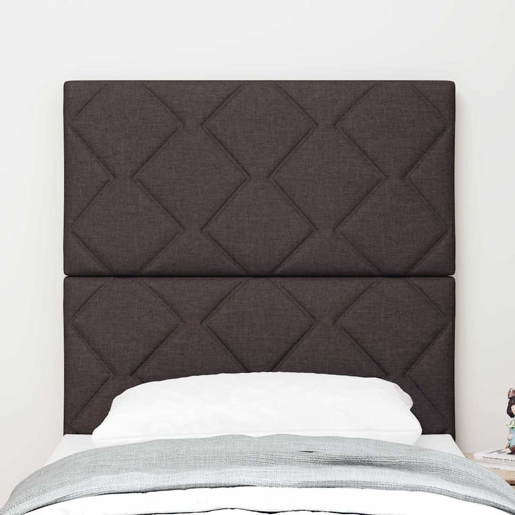 Testiera con testiera Grigio chiaro 80 cm Tessuto