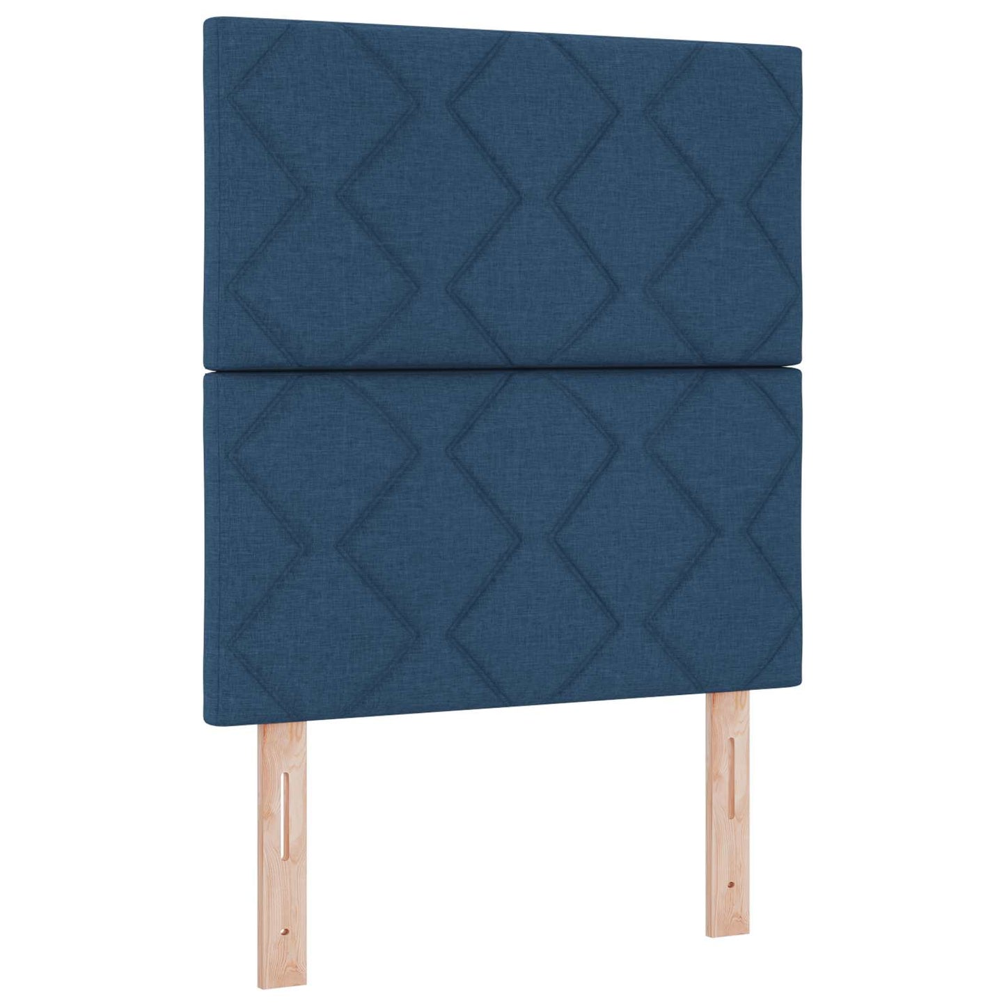 Testiera con testiera Blu 80 cm Tessuto