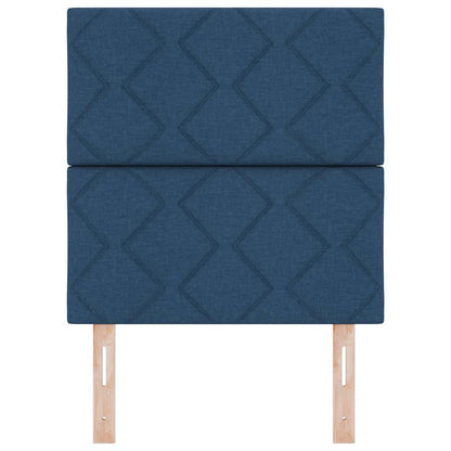 Testiera con testiera Blu 80 cm Tessuto