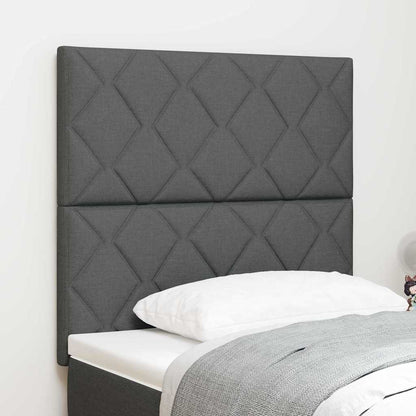 Testiera Grigio 100 cm Tessuto
