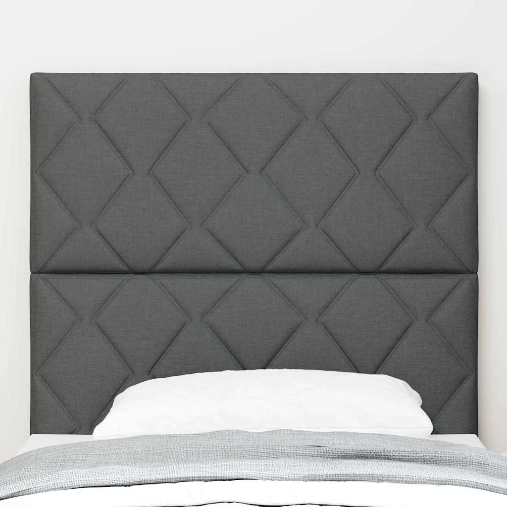 Testiera Grigio 100 cm Tessuto