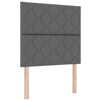 Testiera Grigio 100 cm Tessuto