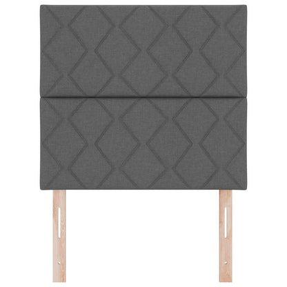 Testiera Grigio 100 cm Tessuto