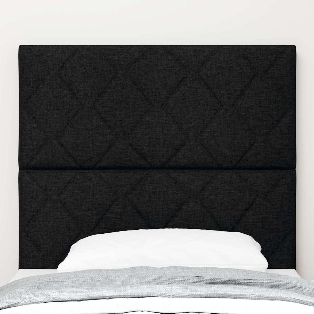 Testiera Nero 100 cm Tessuto