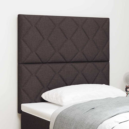 Testiera Marrone 100 cm Tessuto