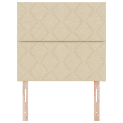 Testiera Crema 100 cm Tessuto