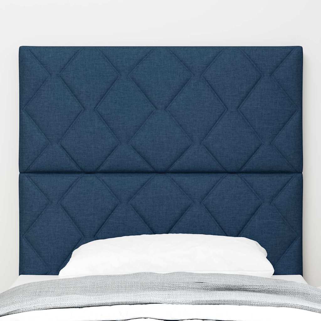 Testiera Blu 100 cm Tessuto