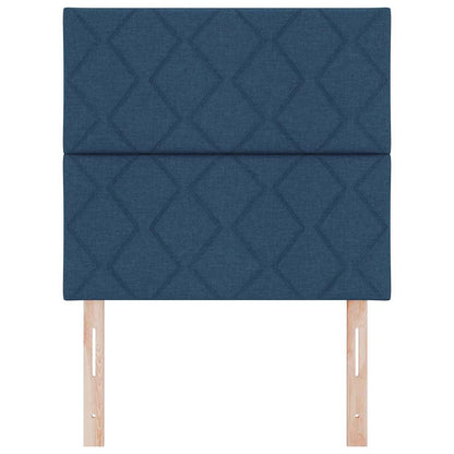 Testiera Blu 100 cm Tessuto