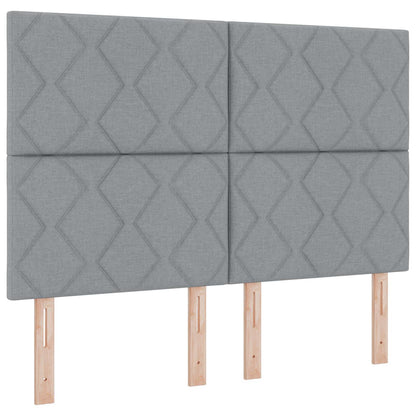 Testiera Grigio chiaro 160 cm Tessuto