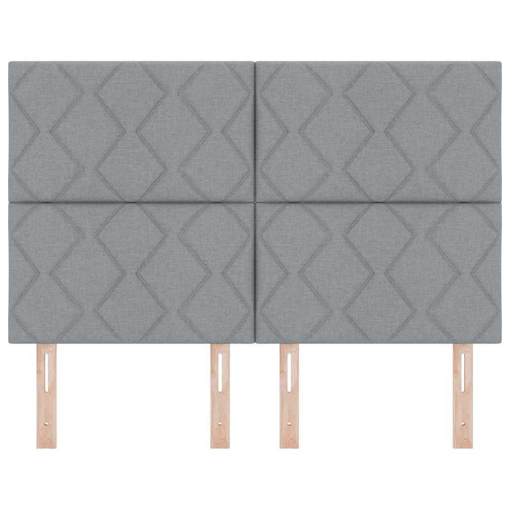 Testiera Grigio chiaro 160 cm Tessuto