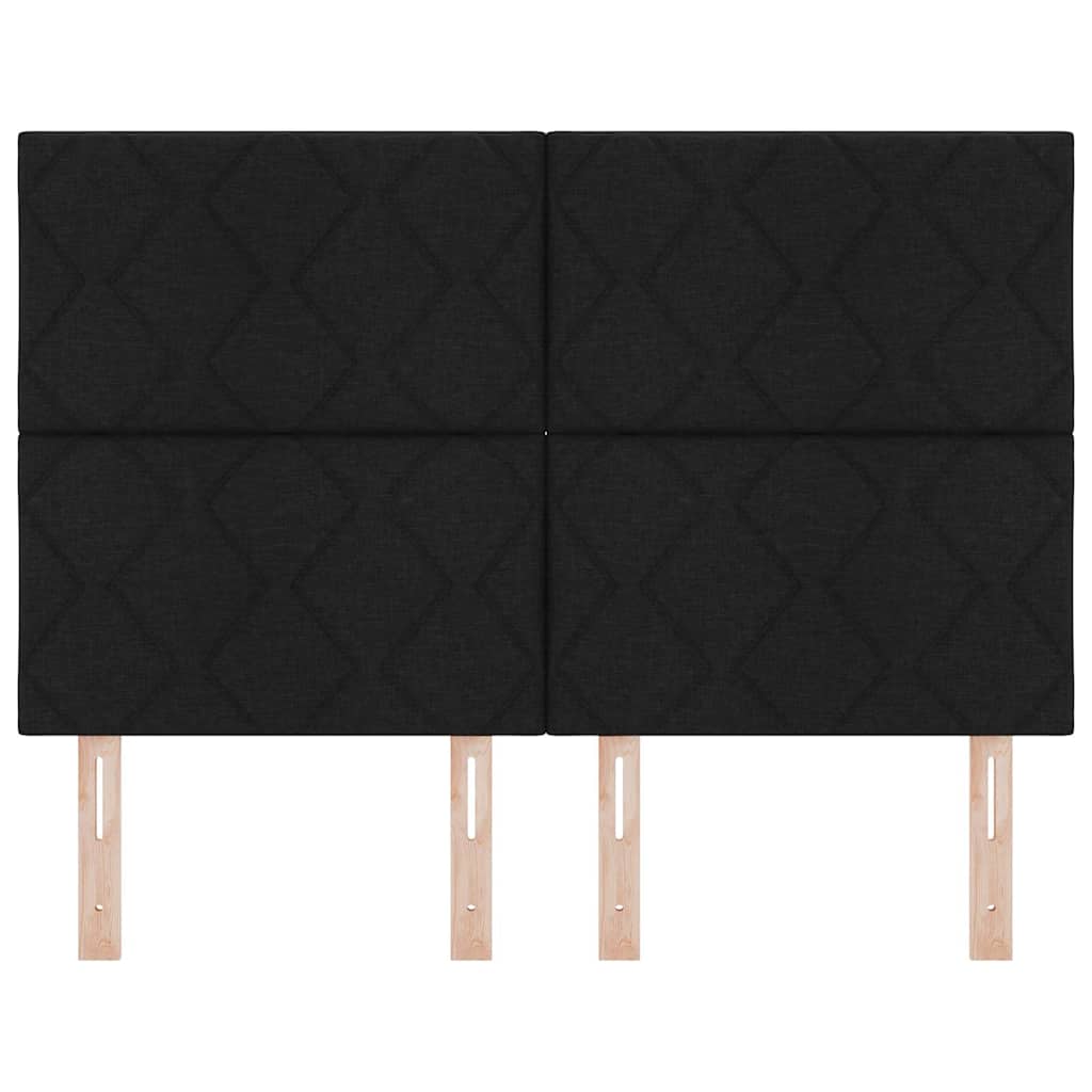 Testiera Nero 160 cm Tessuto