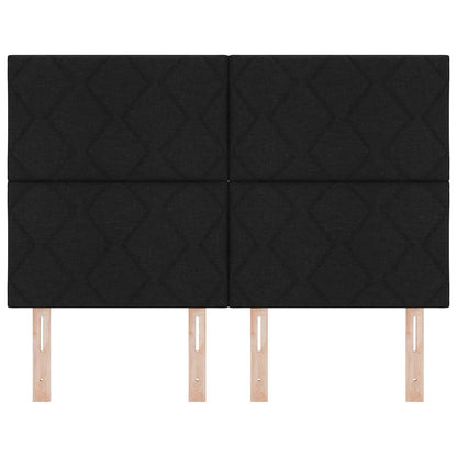 Testiera Nero 160 cm Tessuto
