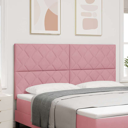Testiera LED Rosa 180 cm Pelle Sintetica