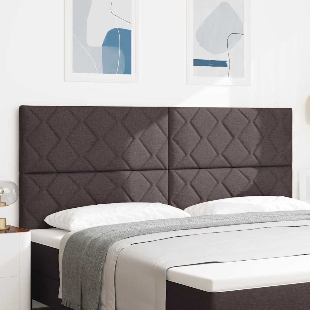 Testiera Grigio chiaro 200 cm Tessuto