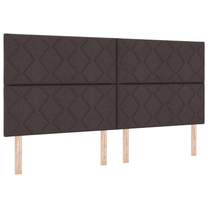Testiera Grigio chiaro 200 cm Tessuto