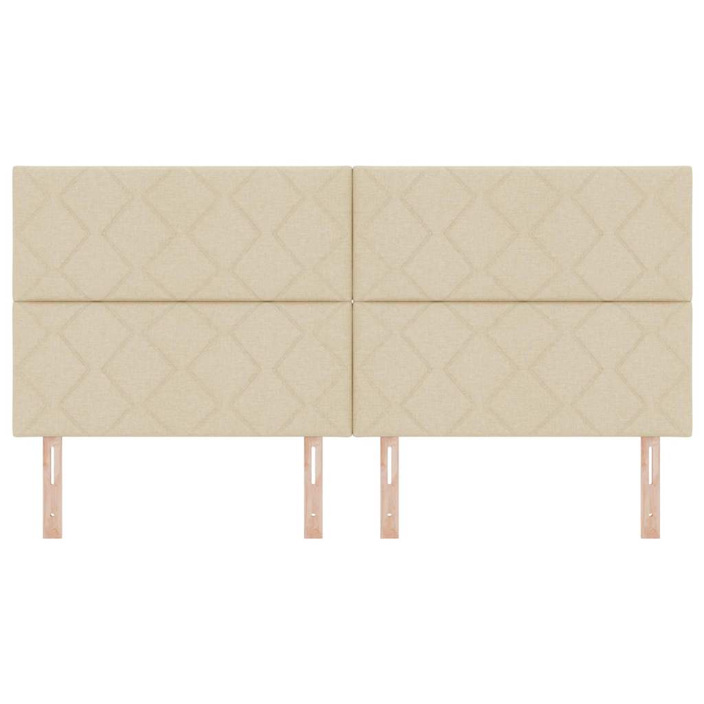 Testiera Crema 200 cm Tessuto