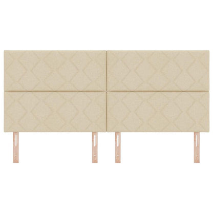 Testiera Crema 200 cm Tessuto