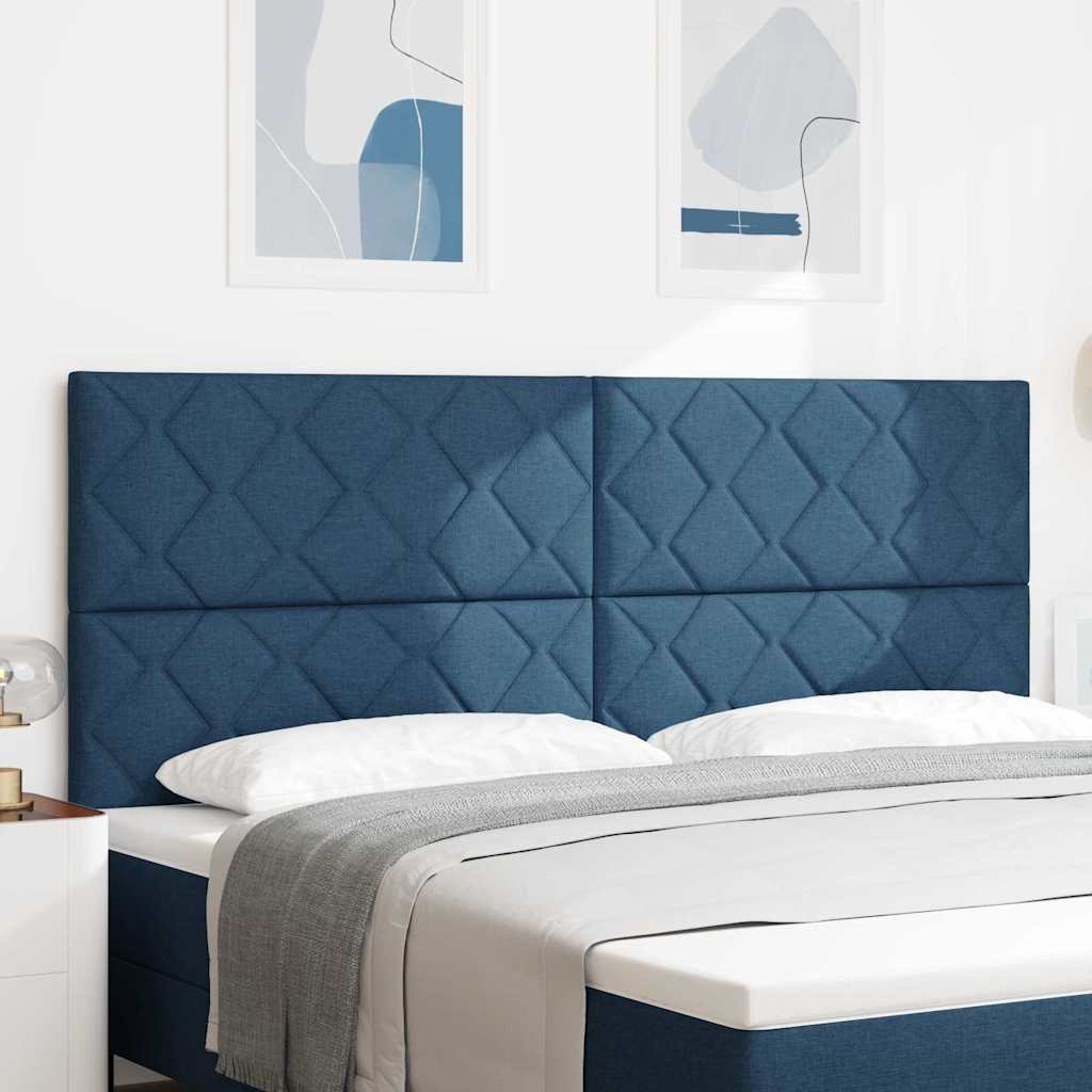 Testiera Blu 200 cm Tessuto