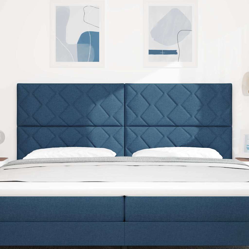 Testiera Blu 200 cm Tessuto