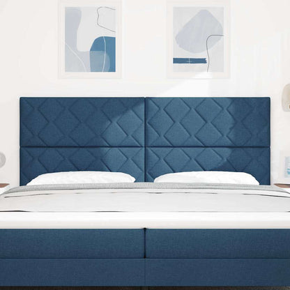 Testiera Blu 200 cm Tessuto