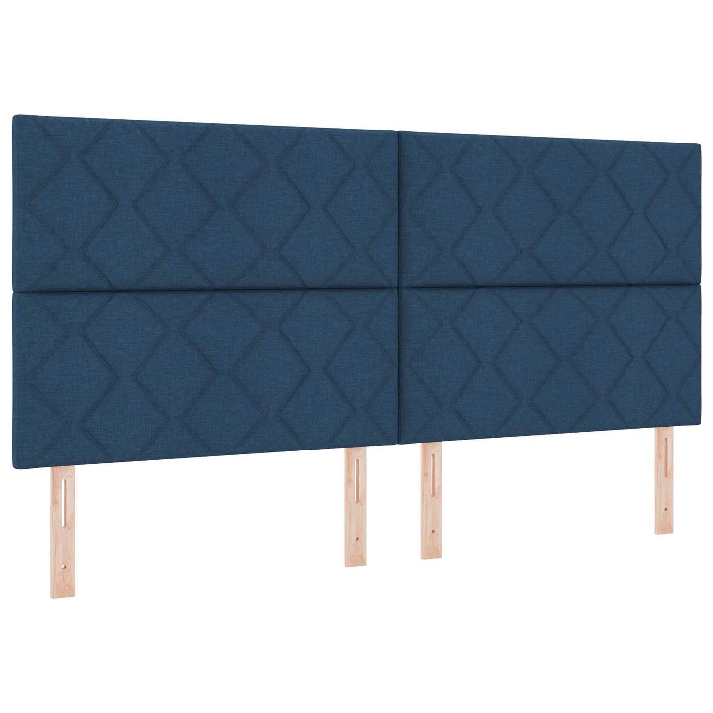 Testiera Blu 200 cm Tessuto