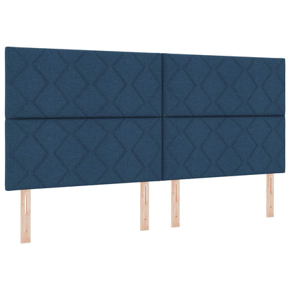 Testiera Blu 200 cm Tessuto
