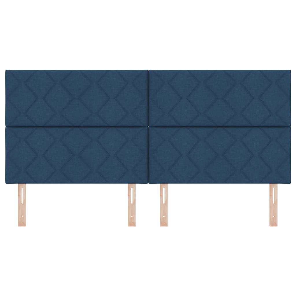 Testiera Blu 200 cm Tessuto