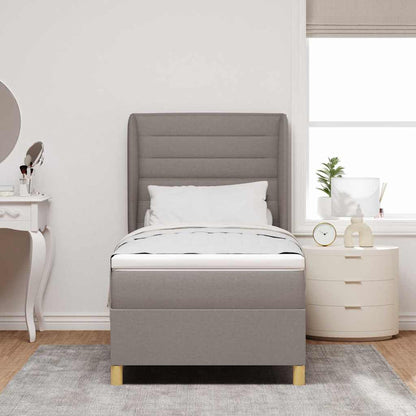 Letto a molle con materasso Talpa 200 x 90 cm Tessuto