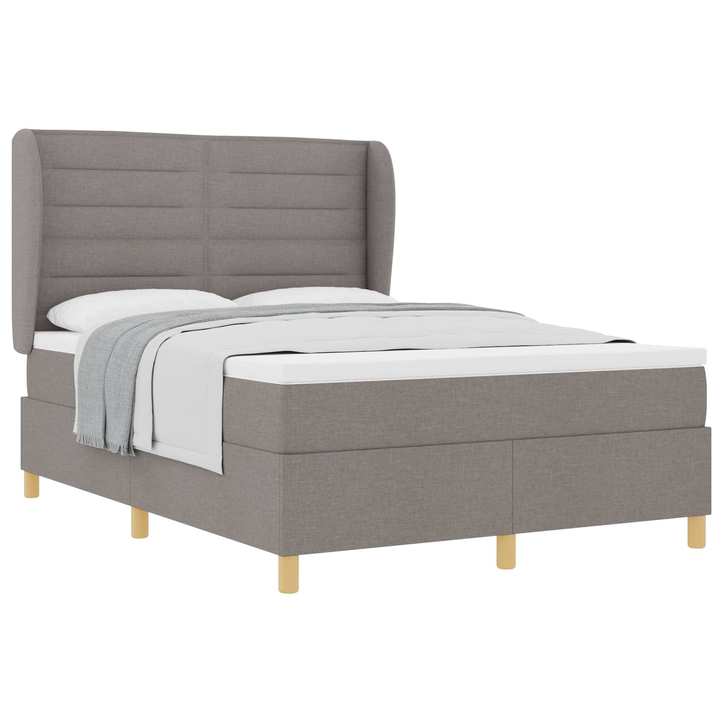 Letto a molle con materasso Talpa 190 x 140 cm Tessuto
