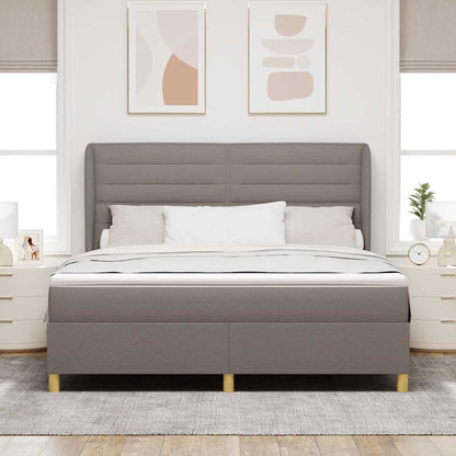 Letto a molle con materasso Talpa 200 x 180 cm Tessuto