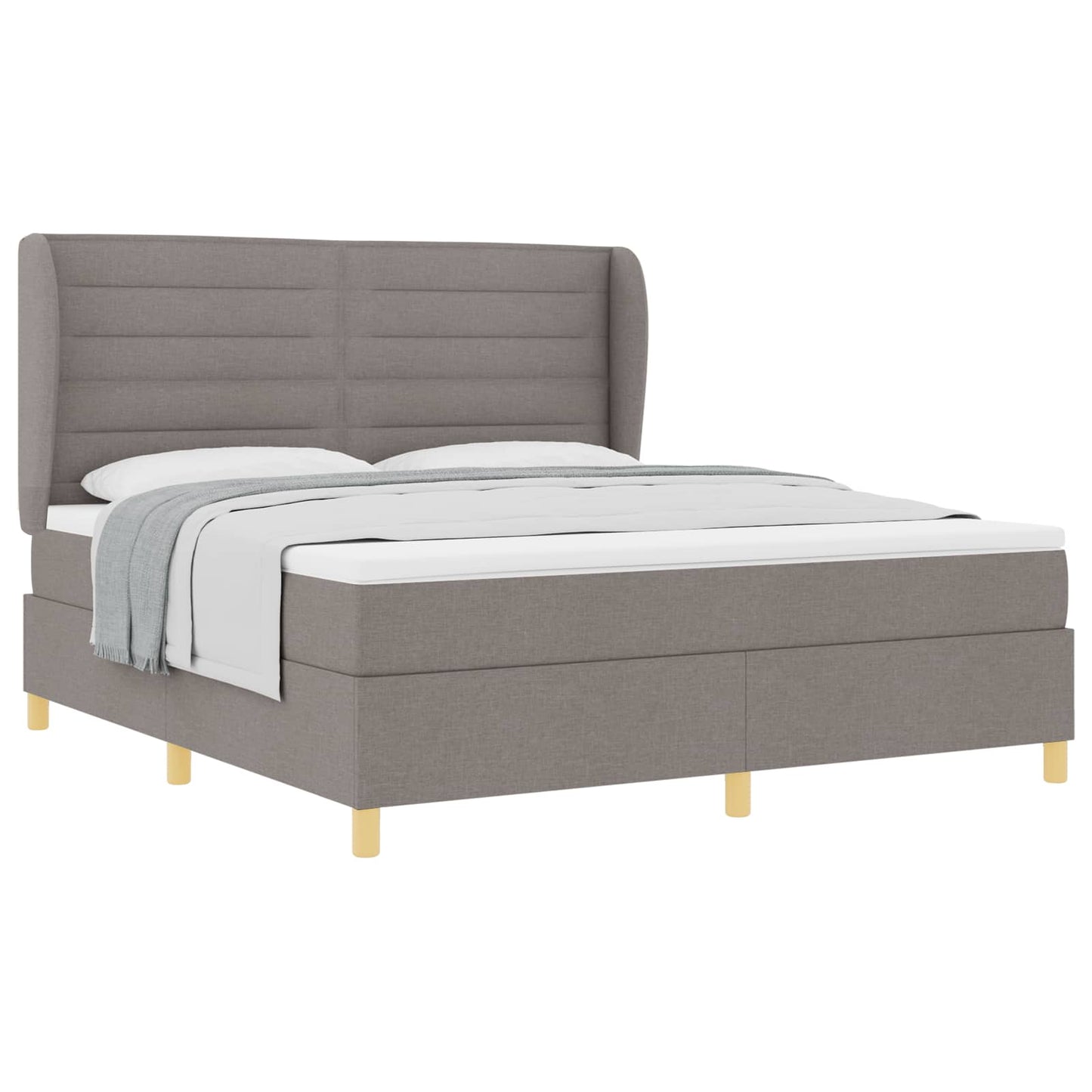 Letto a molle con materasso Talpa 200 x 180 cm Tessuto