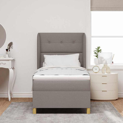 Letto a molle con materasso Talpa 200 x 90 cm Tessuto