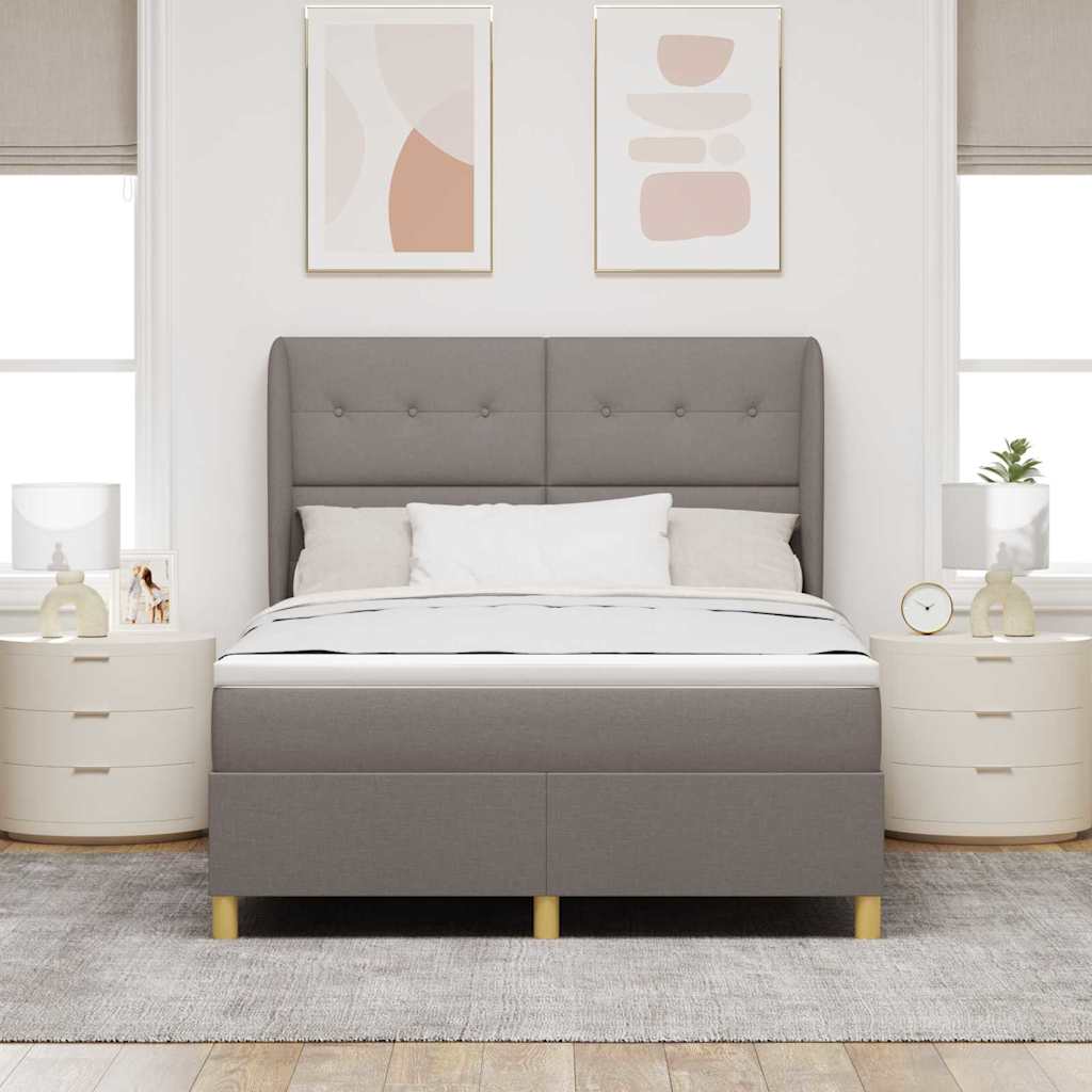 Letto a molle con materasso Talpa 200 x 140 cm Tessuto