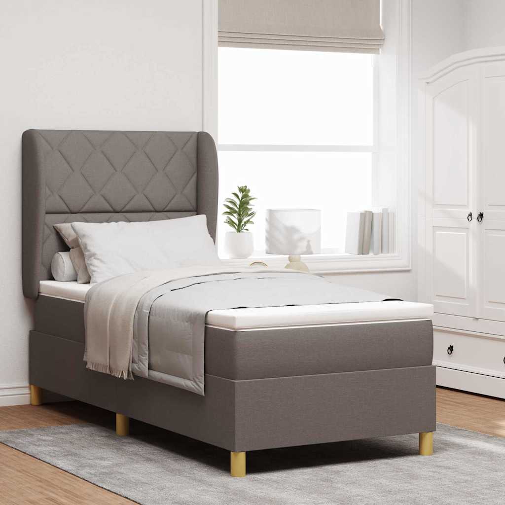 Letto a molle con materasso Talpa 200 x 100 cm Tessuto