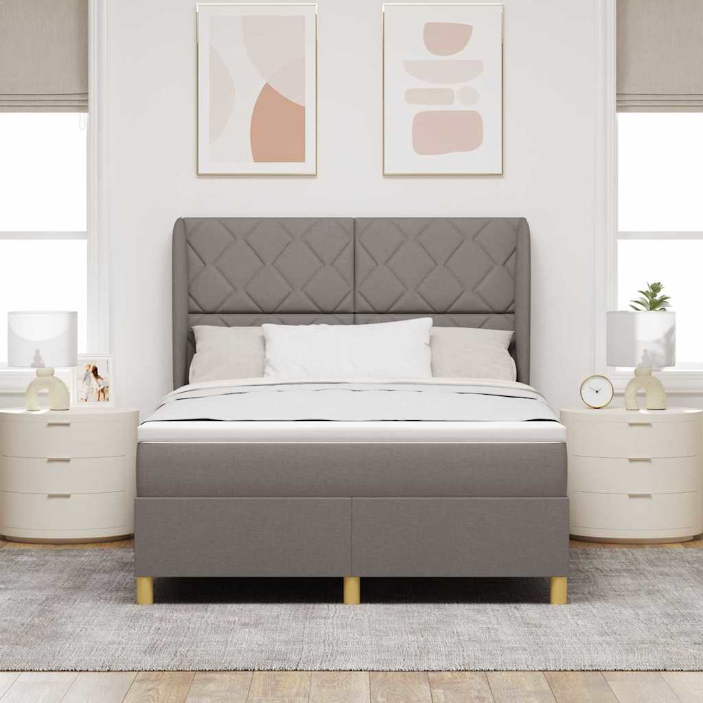 Letto a molle con materasso Talpa 200 x 160 cm Tessuto