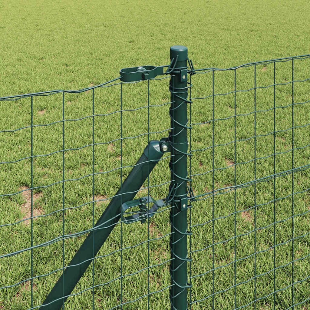 Palo della recinzione 26 pcs Verde 3,2 x 3,2 x 80 cm